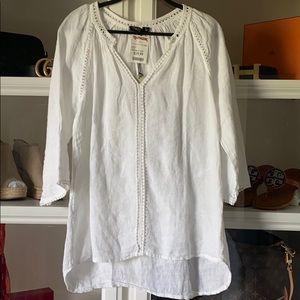 NWT Lungo l’arno 100% Linen Top